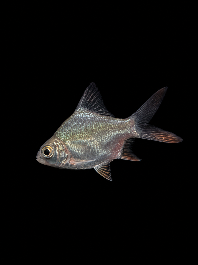 SHORTBODY RED TAIL TINFOIL BARB (Barbonymus schwanenfeldii)