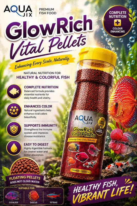 AQUA JIX GLOWRICH VITAL PELLETS 280G